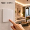 Розумний вимикач світла Qoltec 1-канальний Wi-Fi з таймером Tuya White (5901878527192)