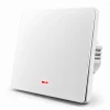 Розумний вимикач світла Qoltec 1-канальний Wi-Fi з таймером Tuya White (5901878527192)