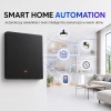 Вимикач світла Qoltec 1-канальний Wi-Fi Timer Tuya Black (5901878527222)
