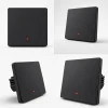 Вимикач світла Qoltec 1-канальний Wi-Fi Timer Tuya Black (5901878527222)