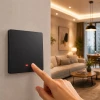 Вимикач світла Qoltec 1-канальний Wi-Fi Timer Tuya Black (5901878527222)