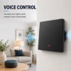 Вимикач світла Qoltec 1-канальний Wi-Fi Timer Tuya Black (5901878527222)