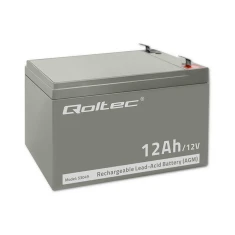Акумулятор Qoltec AGM 12 В 12 Ач (5901878530499)