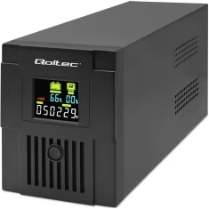 Джерело безперебійного живлення Qoltec Monolith 1500VA 900W LCD USB (5901878537702)