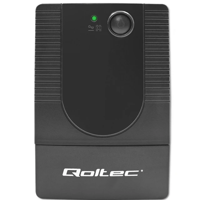 Джерело безперебійного живлення Qoltec Monolith 650VA 360W (5901878537726)