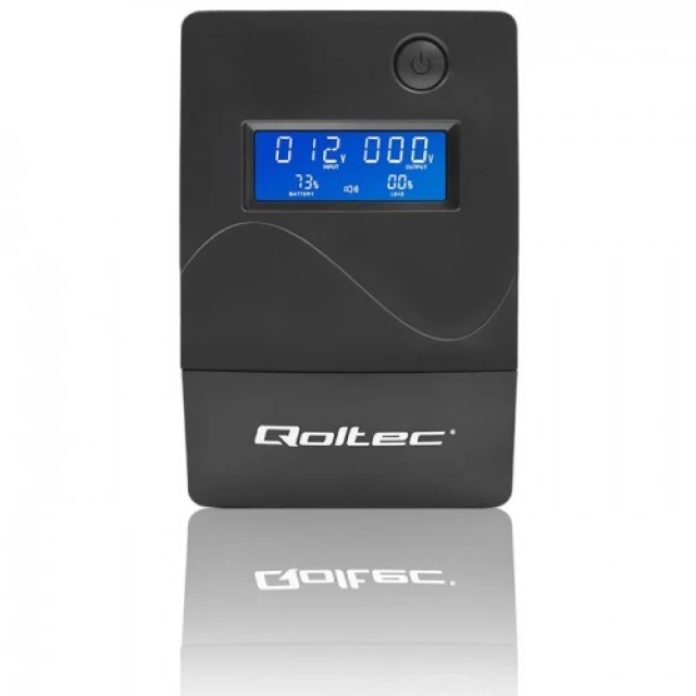 Джерело безперебійного живлення Qoltec 450VA 240W LCD USB RJ45 (5901878539775)