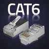 Конектор Qoltec RJ45 Cat6 FTP 100 шт (5901878545561)