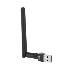 Адаптер мережевий WiFi REBEL 802.11 b/g/n USB з антеною (KOM0640)