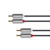 Кабель 2RCA-2RCA 1м Krüger&Matz Basic (KM1213)