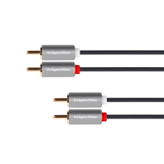 Кабель 2RCA-2RCA 1.8м Krüger&Matz Basic (KM1209)