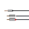 Кабель Krüger&Matz Basic Jack 3.5 mm стерео - 2RCA 5 м (KM1217)