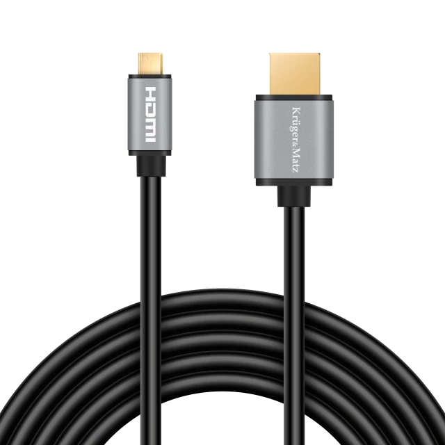 Кабель HDMI - micro HDMI 1.8m Krüger&Matz Basic (KM1238)