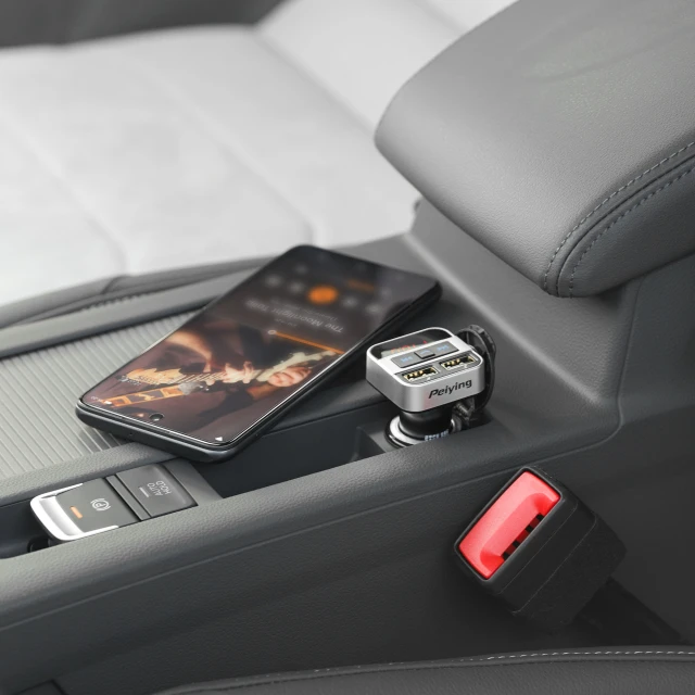 Трансмітер Peiying автомобільний з функцією Bluetooth (2x USB) (URZ0468)