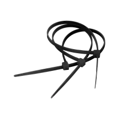 Стяжка кабельна Cabletech 4,8мм/25см чорна 100шт (NAR0046-25.1)
