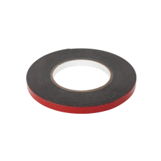 Стрічка поролонова двостороння REBEL 1×10×10м Black (NAR0423B)