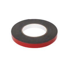 Стрічка поролонова двостороння REBEL 1×15×10м Black (NAR0424B)