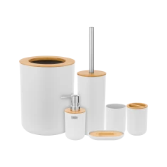 Набір аксесуарів для ванної кімнати Teesa 6 шт. White (TSA0400-W)