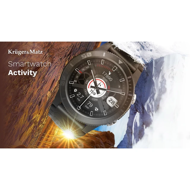 Смарт-годинник Krüger&Matz Activity Black GPS (KM0720)