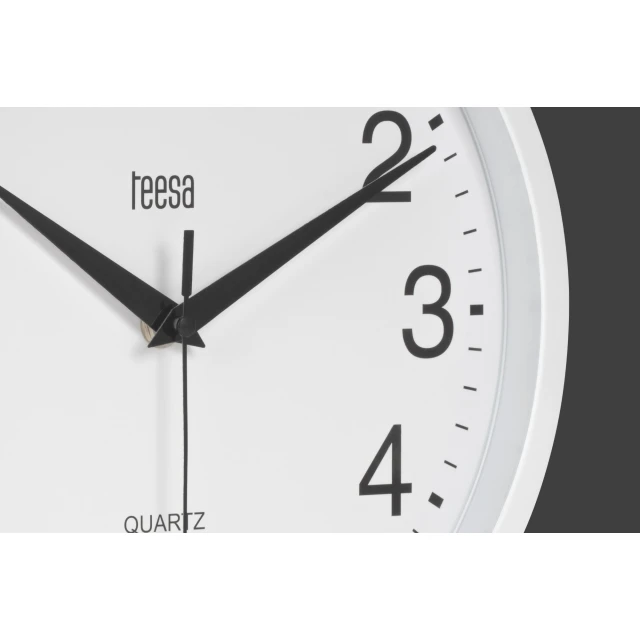 Годинник настінний Teesa 25 см White (TSA0037)