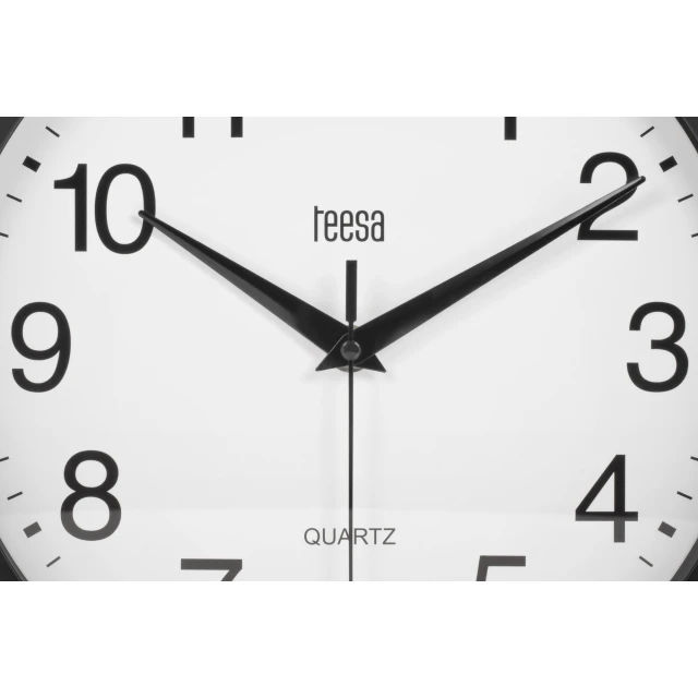 Годинник настінний Teesa 25 см Black (TSA0037B)