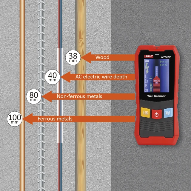 Металодетектор UNI-T UT387E (MIE0476)