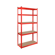 Стелаж металевий REBEL 180x90x40 Red (RB-1251R)