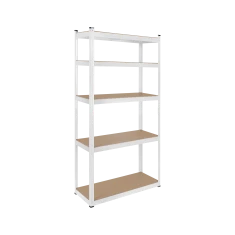 Стелаж металевий REBEL 180x90x40 White (RB-1251W)