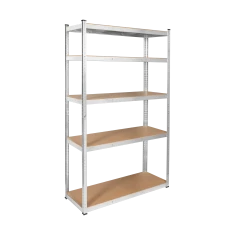 Стелаж металевий складський 205x120x45 Silver (RB-1252)