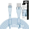 Кабель USB - microUSB Krüger&Matz Basic 1 м силиконовый Blue (KM1270-1BL)