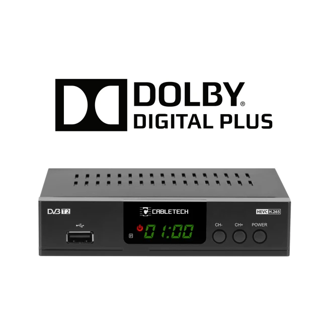 Тюнер Cabletech DVB-T2 H.265 HEVC (URZ0338A)