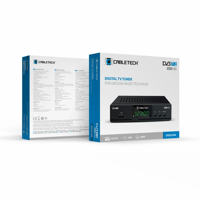 Тюнер Cabletech DVB-T2 H.265 HEVC (URZ0338A)