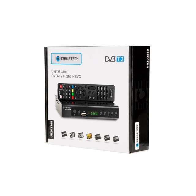 Тюнер Cabletech DVB-T/C HEVC H.265 10bit (URZ0336C)