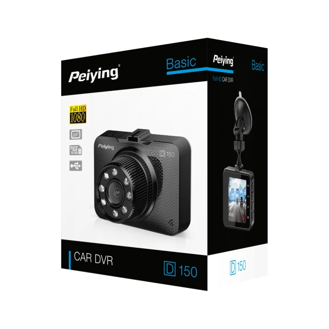 Реєстратор автомобільний Peiying Basic D150 (PY-DVR005)