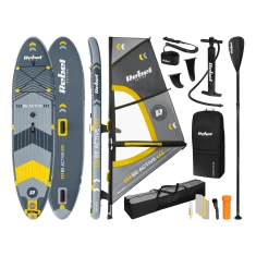 Дошка SUP REBEL ACTIVE Windsurfing помпована 305x76x15 см, набір (RBA-4513)