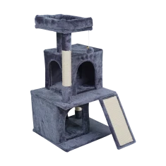 Когтеточка для кота Rebel Animals 49x46x91 см Dark Gray (RA-1005)