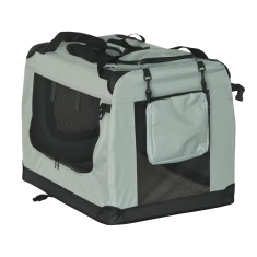 Сумка транспортна складна REBEL ANIMALS S 50x34x36 см Gray (RA-1301)