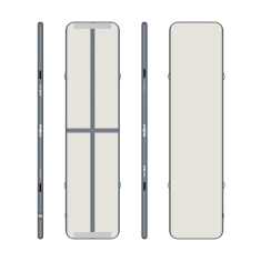 Акробатична доріжка Airtrack REBEL 400x100x10 см, сіра (RBA-4708-GR)