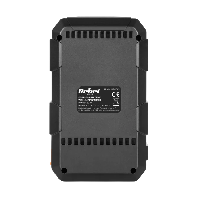 Пусковий пристрій з компресором REBEL 4x 2000 mAh (5901890139496)
