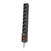 Подовжувач Lestar LX 810 G-A 8 розеток 1.5 м Black (5901966004031)