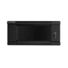 Шафа серверна Lanberg WF01-6404-10B 4U 280x600x450 мм настінна скляні дверцята 19