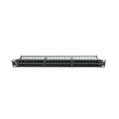 Патч-панель Lanberg PPU6-1048-B 1U Cat.6 48xRJ-45 (5901969404043)