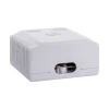 Розетка накладна Lanberg OU6-0002-W RJ-45 cat. 6 UTP подвійна White (5901969404258)
