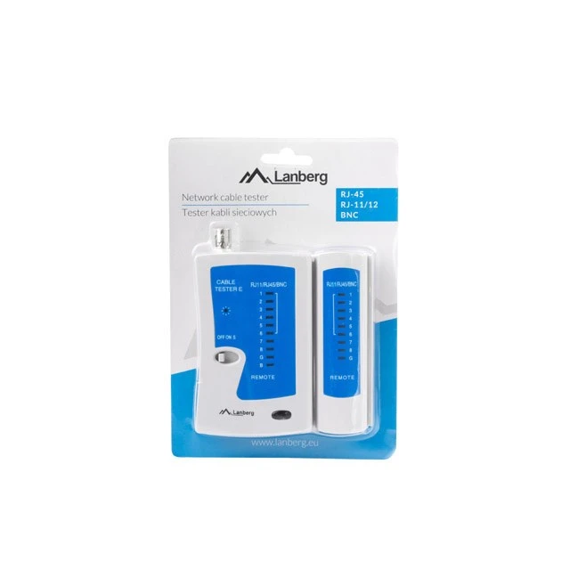 Тестер кабелей Lanberg NT-0401 (5901969404340)