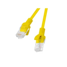 Патч-корд Lanberg PCU5-10CC-0100-Y UTP cat.5e RJ45 1 м Yellow (5901969404623)