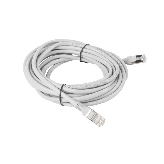 Мережевий кабель Lanberg RJ45 - RJ45 5 м Cat 5e FTP Gray (5901969404869)