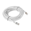 Патч-корд Lanberg PCU6-10CC-1000-S RJ45 – RJ45 10 м UTP Cat.6 Gray (5901969406276)