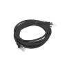 Патч-корд Lanberg PCU6-10CC-0300-BK RJ45 – RJ45 3 м UTP Cat.6 Black (5901969406931)