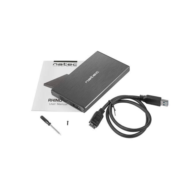 Зовнішній кейс Natec для HDD/SSD Rhino GO 2.5