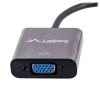 Відео-адаптер Lanberg Mini DisplayPort (M) на VGA (F) 0.2 м Black (5901969408690)