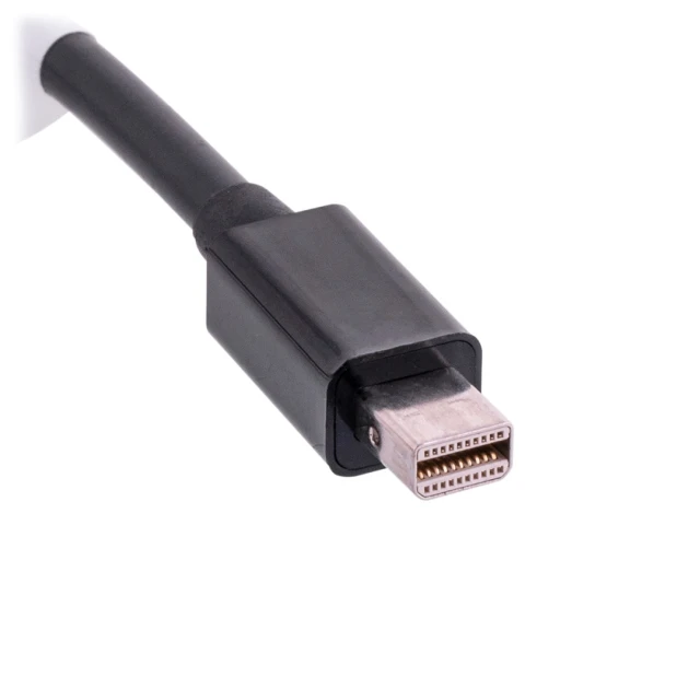 Відео-адаптер Lanberg Mini DisplayPort (M) на VGA (F) 0.2 м Black (5901969408690)
